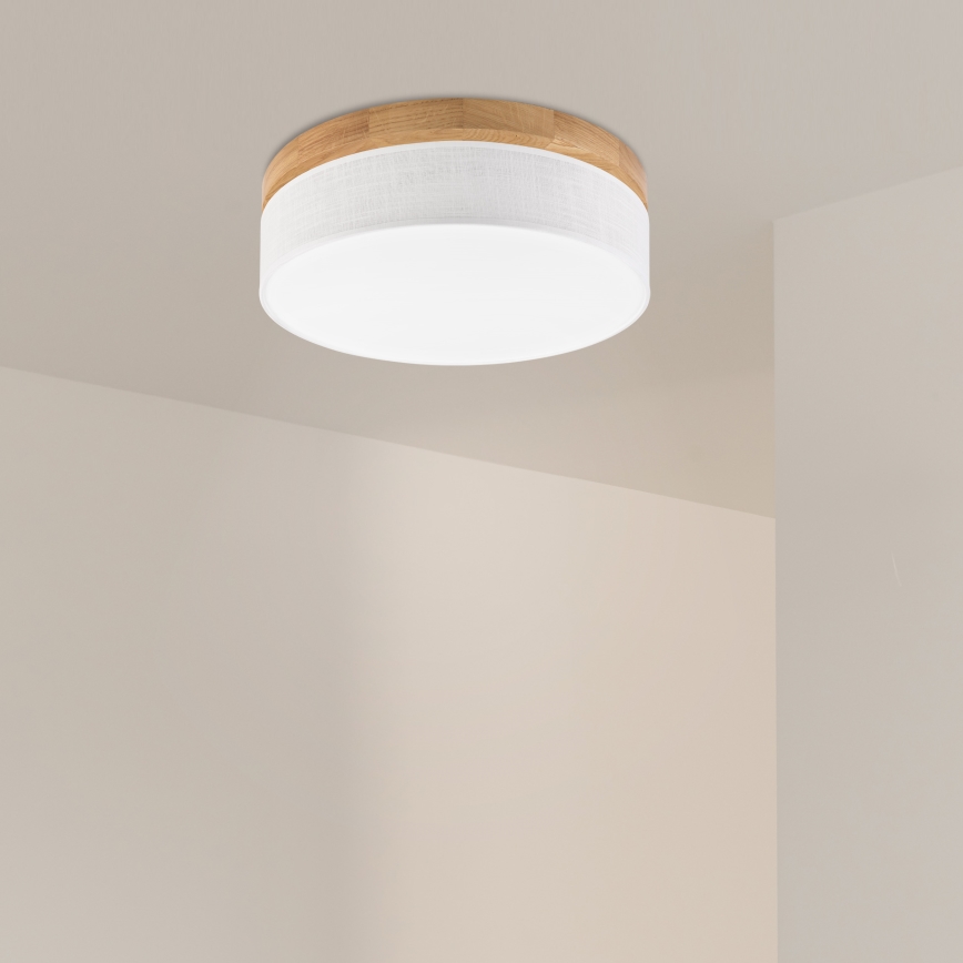 Brilagi - LED Lubų šviestuvas BELLADONNA LED/36W/230V Ø 40 cm baltas/ąžuolas