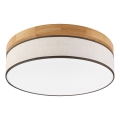 Brilagi - LED Lubų šviestuvas BELLADONNA LED/36W/230V Ø 40 cm kreminis/ąžuolo