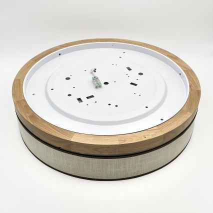 Brilagi - LED lubų šviestuvas BELLADONNA LED/36W/230V Ø 50 cm kreminė/ąžuolas