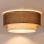 Brilagi - LED lubų šviestuvas BOHO ECO 1xE27/10W/230V skersmuo 40 cm ruda/kreminė
