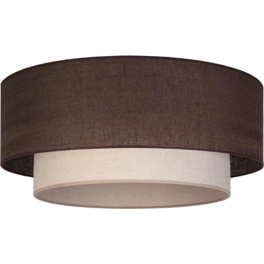 Brilagi - LED lubų šviestuvas BOHO ECO 1xE27/10W/230V skersmuo 40 cm ruda/kreminė