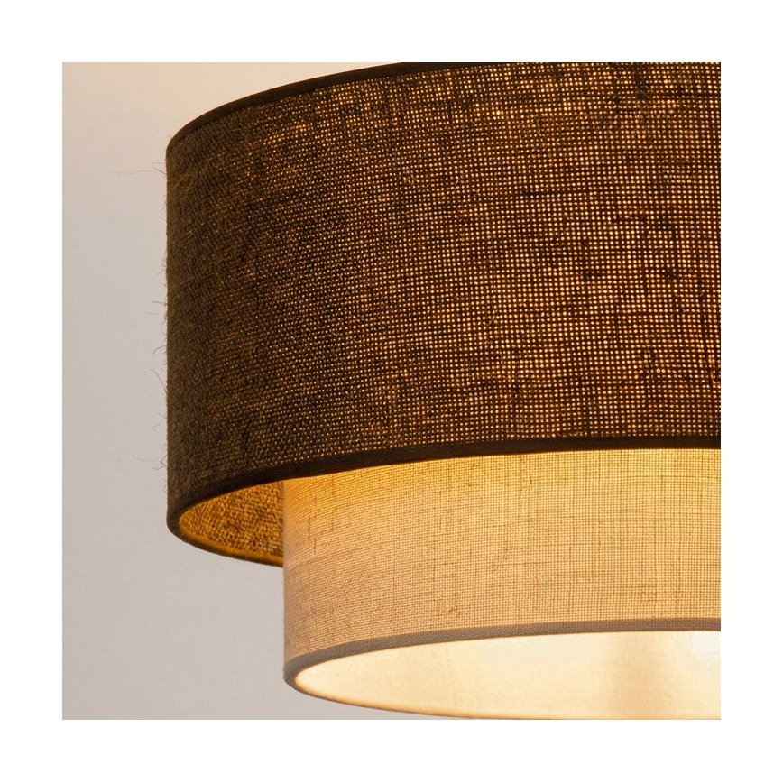 Brilagi - LED lubų šviestuvas BOHO ECO 1xE27/10W/230V skersmuo 40 cm ruda/kreminė