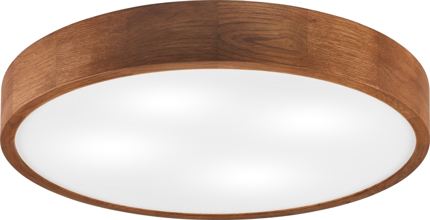 Brilagi - LED Lubų šviestuvas CARVALHO 4xE27/60W/230V ąžuolas vyšnia pr. 57,5 cm