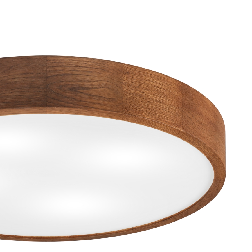 Brilagi - LED Lubų šviestuvas CARVALHO 4xE27/60W/230V ąžuolas vyšnia pr. 57,5 cm