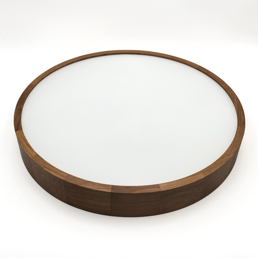 Brilagi - LED Lubų šviestuvas CARVALHO 4xE27/60W/230V ąžuolas vyšnia pr. 57,5 cm