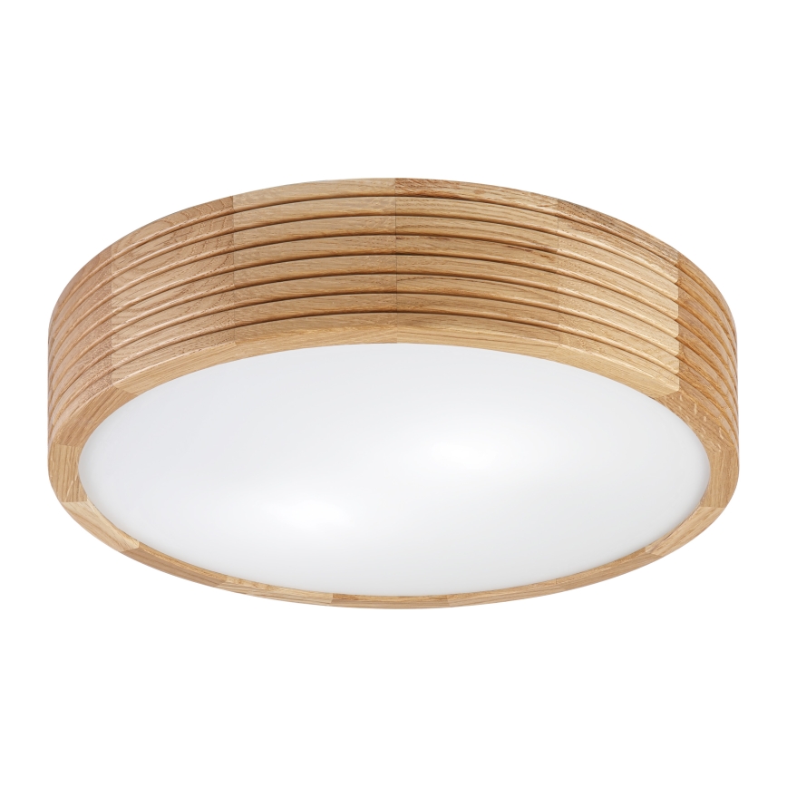 Brilagi - LED lubų šviestuvas CARVALHO MODERN 2xE27/60W/230V Ø 37,5 cm ąžuolas