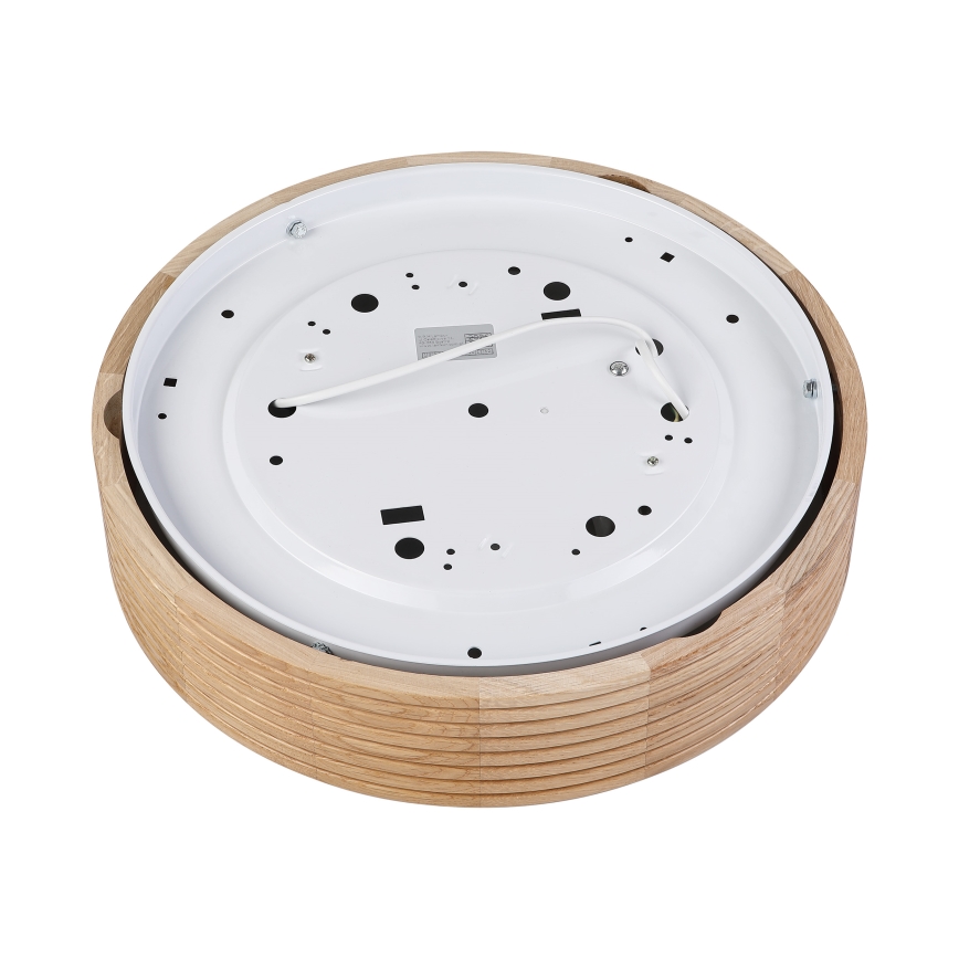 Brilagi - LED lubų šviestuvas CARVALHO MODERN 2xE27/60W/230V Ø 37,5 cm ąžuolas