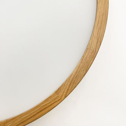 Brilagi - LED lubų šviestuvas CARVALHO MODERN 2xE27/60W/230V Ø 37,5 cm ąžuolas