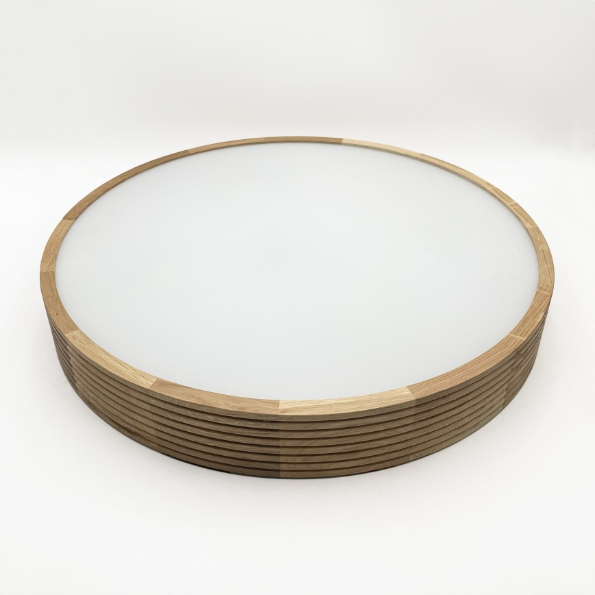 Brilagi - LED lubų šviestuvas CARVALHO MODERN 4xE27/60W/230V ąžuolas skersm. 57,5 cm