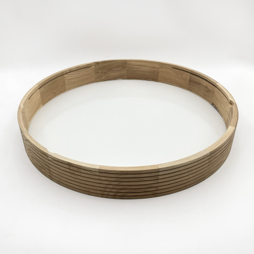 Brilagi - LED lubų šviestuvas CARVALHO MODERN 4xE27/60W/230V ąžuolas skersm. 57,5 cm