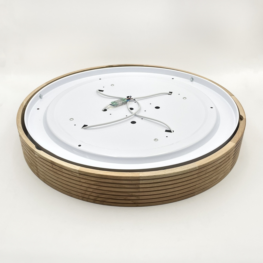Brilagi - LED lubų šviestuvas CARVALHO MODERN 4xE27/60W/230V ąžuolas skersm. 57,5 cm