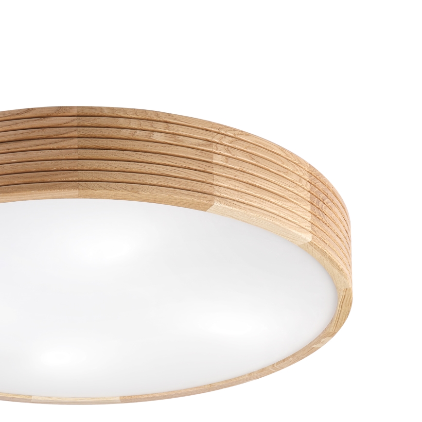 Brilagi - LED lubų šviestuvas CARVALHO MODERN 4xE27/60W/230V ąžuolas skersm. 57,5 cm