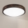Brilagi - LED lubų šviestuvas CARVALHO SLIM SMOKEY LED/36W/230V ąžuolas skersmuo 37,5 cm