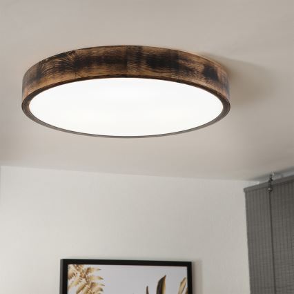 Brilagi - LED lubų šviestuvas CARVALHO SMOKEY LED/36W/230V, ąžuolas, skersm. 47,5 cm