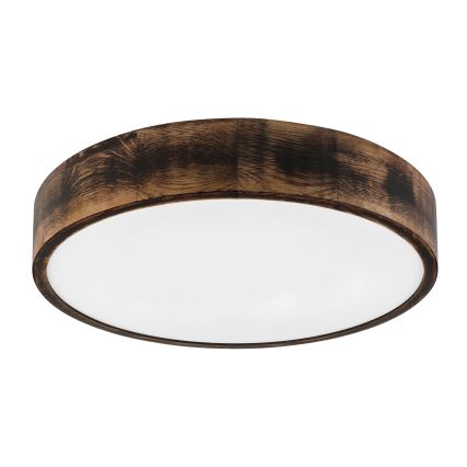 Brilagi - LED lubų šviestuvas CARVALHO SMOKEY LED/36W/230V, ąžuolas, skersm. 47,5 cm