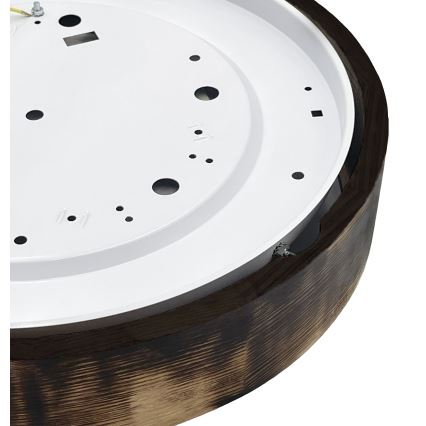 Brilagi - LED lubų šviestuvas CARVALHO SMOKEY LED/36W/230V, ąžuolas, skersm. 47,5 cm