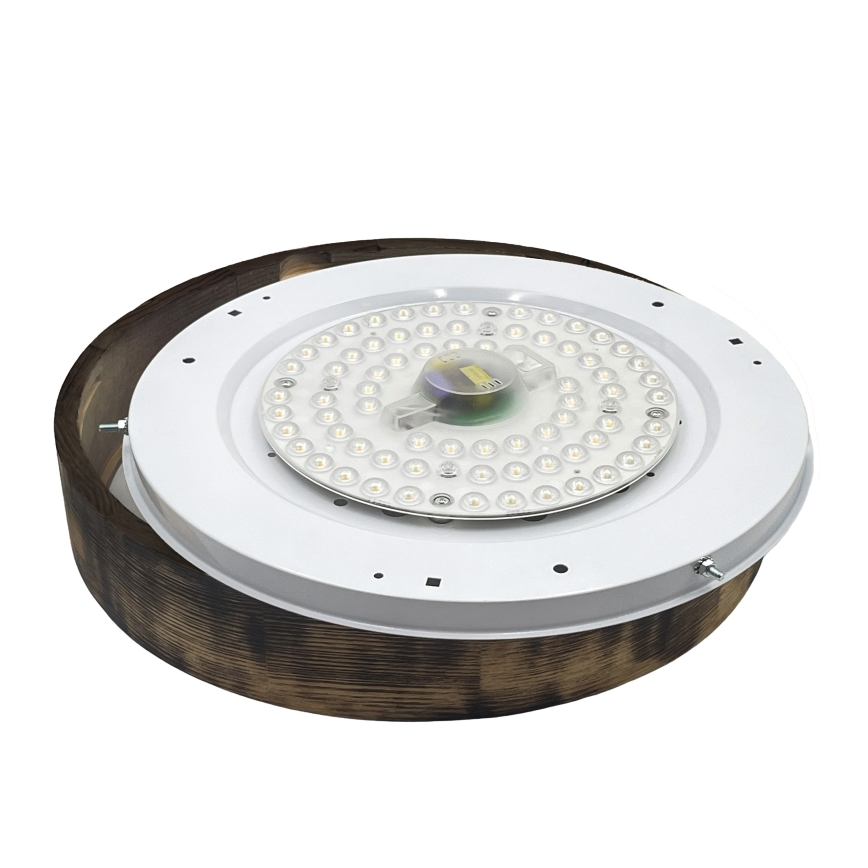 Brilagi - LED lubų šviestuvas CARVALHO SMOKEY LED/36W/230V, ąžuolas, skersm. 47,5 cm