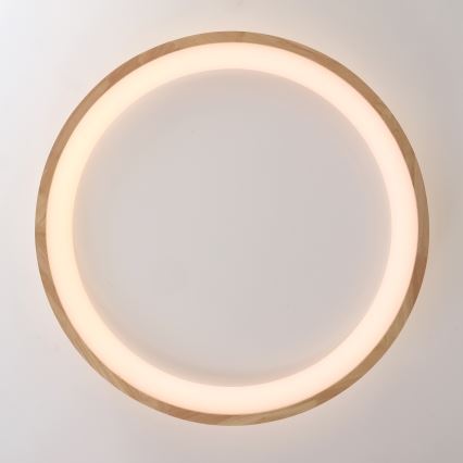 Brilagi - LED lubinis šviestuvas FALCON WOOD LED/60W/230V 3000/4000/6000K skersmuo 80 cm medinis