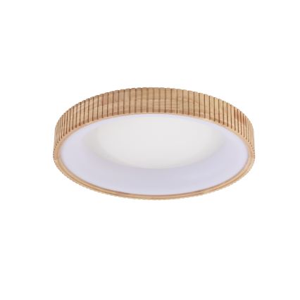 Brilagi - LED lubų šviestuvas FALCON WOOD MODERN LED/40W/230V 3000/4000/6000K skersmuo 60 cm mediena