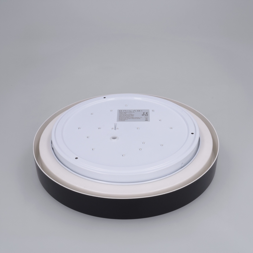 Brilagi - LED lubų šviestuvas MATTEO LED/24W/230V skersmuo 31 cm juodas