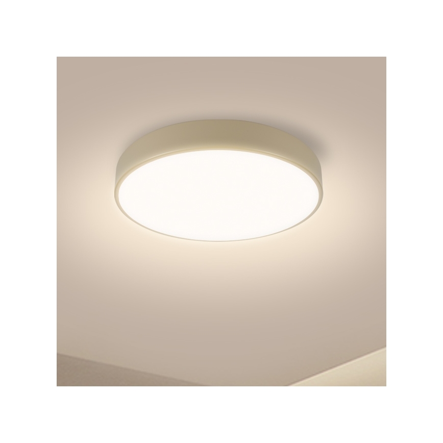 BRILAGI - LED lubinis šviestuvas POOL LED/36W/230V 3000/4000/6000K, skersmuo 30 cm, smėlio spalvos