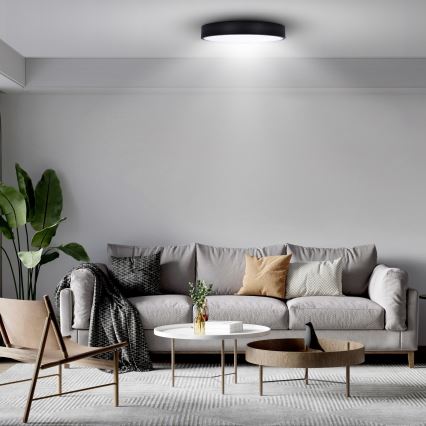 Brilagi - LED lubų šviestuvas POOL LED/36W/230V 3000/4500/6000K skersmuo 30 cm juodas