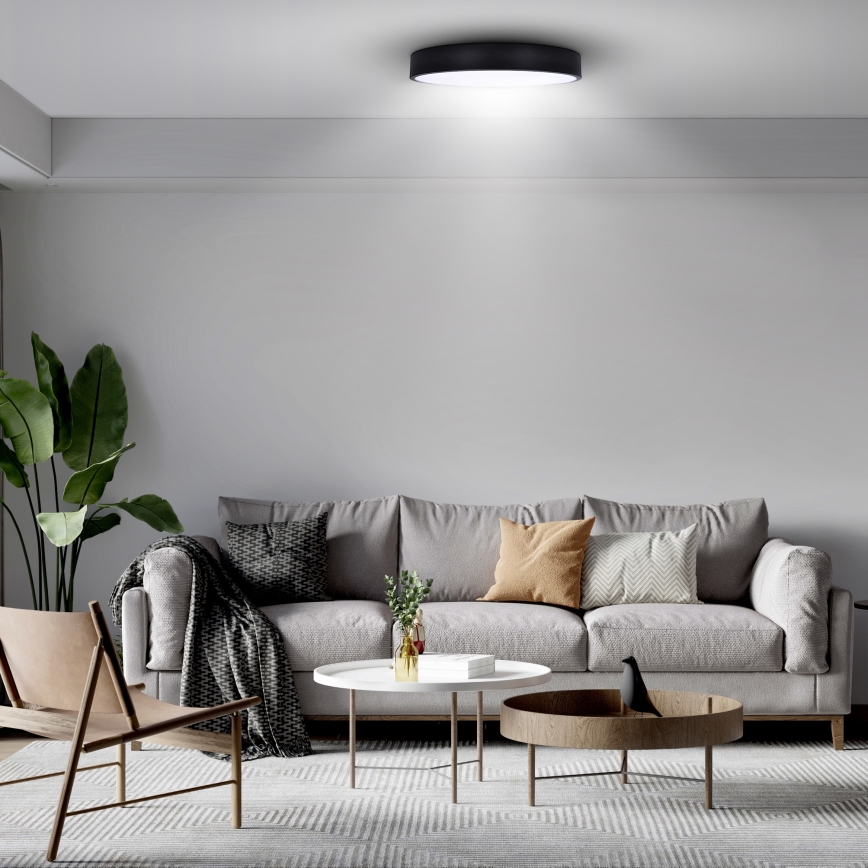 Brilagi - LED lubų šviestuvas POOL LED/36W/230V 3000/4500/6000K skersmuo 30 cm juodas