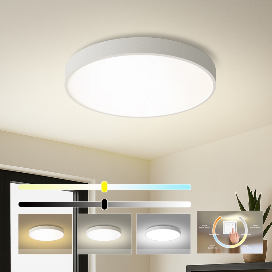 Brilagi - LED lubų šviestuvas POOL LED/60W/230V 3000/4500/6000K skersm. 60 cm balta