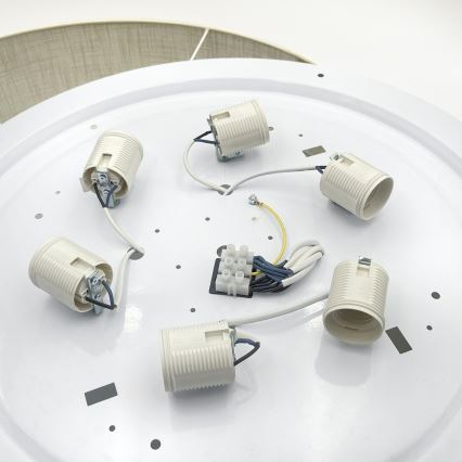 Brilagi - LED lubų šviestuvas SIRIJA 6xE27/60W/230V skersmuo 80 cm baltas