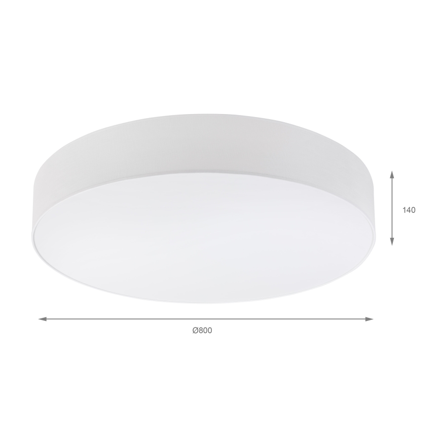 Brilagi - LED lubų šviestuvas SIRIJA 6xE27/60W/230V skersmuo 80 cm baltas