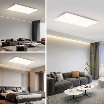 Brilagi - LED lubinis šviestuvas SLIMFRAME LED/80W/230V 120x60 cm 3000/4000/6000K balta