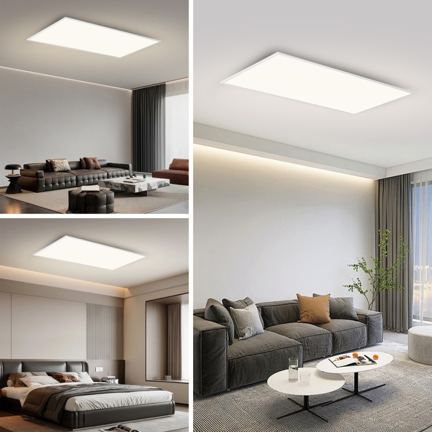 Brilagi - LED lubinis šviestuvas SLIMFRAME LED/80W/230V 120x60 cm 3000/4000/6000K balta