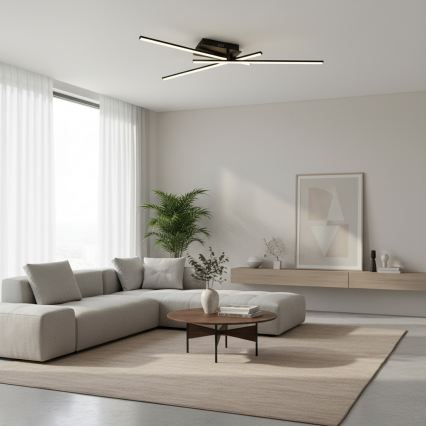 Brilagi - LED lubinis šviestuvas STRIPES LED/30W/230V 51x78 cm juodas