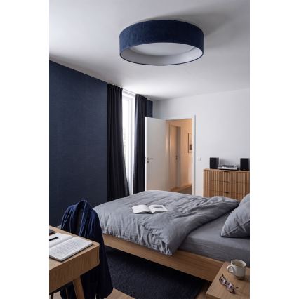 BRILAGI - LED lubų šviestuvas VELVET SIMPLE LED/24W/230V 3000K skersmuo 45 cm mėlynas