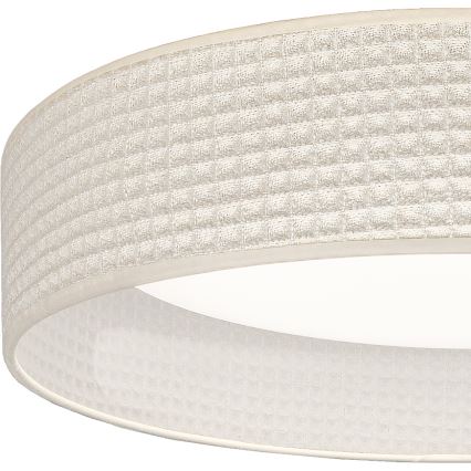 BRILAGI VELVET VARI LED lubų šviestuvas, 24W, 230V, 3000/4000/6500K, Ø 45 cm, kreminės spalvos