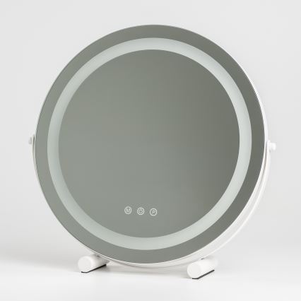 BRILAGI - Reguliuojamas LED makiažo veidrodis CALIFORNIA LED/17W/230V 3000/4000/6500K skersm. 42 cm balta