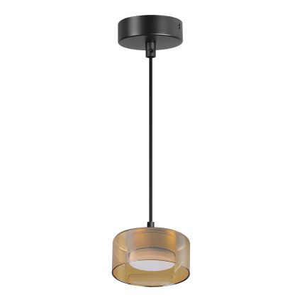 Brilagi - LED Pakabinama liustra ant laido AURA LUX 1xGX53/30W/230V juoda/auksinė