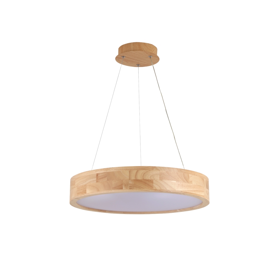 Brilagi - pakabinamas LED šviestuvas ant laido FALCON WOOD LED/30W/230V 3000/4000/6000K Ø 45 cm, medinis