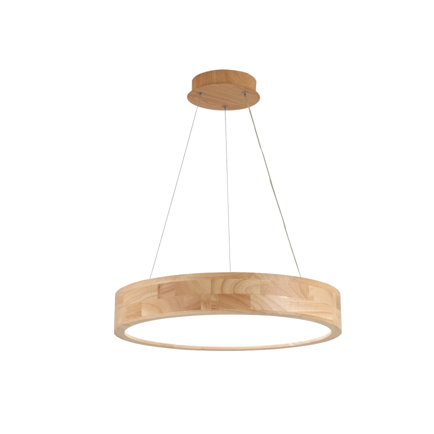 Brilagi - pakabinamas LED šviestuvas ant laido FALCON WOOD LED/30W/230V 3000/4000/6000K Ø 45 cm, medinis