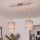 Brilagi - LED pakabinama liustra ant laido NUBILA 2xE27/60W/230V pilka