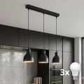 BRILAGI - LED pakabinama liustra ant laido RIDDY 3xE27/60W/230V juoda