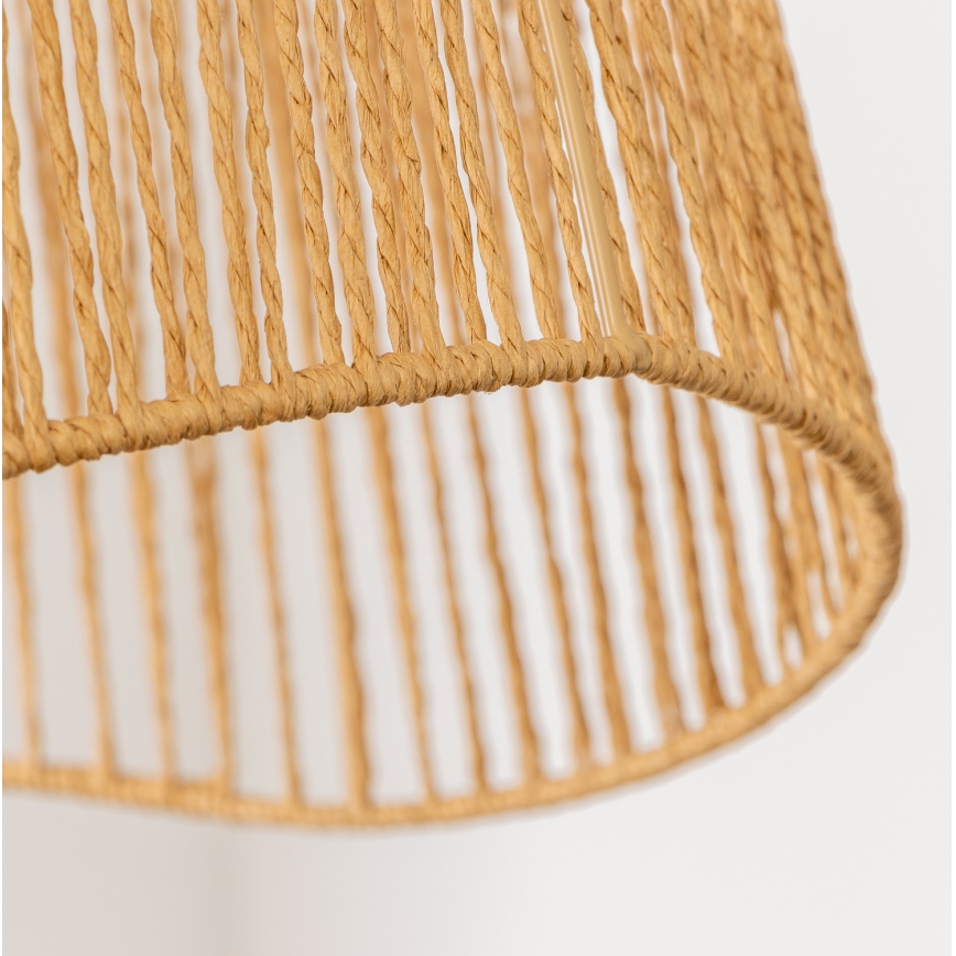 Brilagi - LED pakabinamas liustras su trosu CERIA BOHO 1xE27/40W/230V skersmuo 70 cm rudas