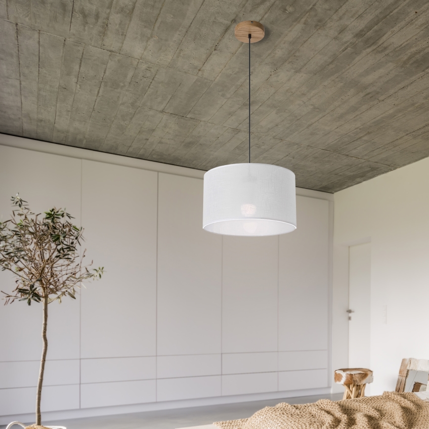 Brilagi - LED Pakabinamas sietynas ANTHONY 1xE27/60W/230V ąžuolas/balta