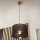 Brilagi - LED Pakabinamas sietynas ANTHONY 1xE27/60W/230V ąžuolas/juoda