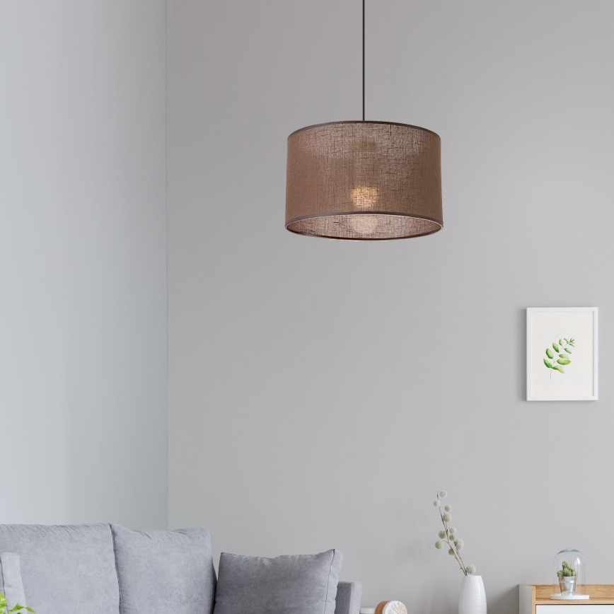 Brilagi - LED Pakabinamas sietynas ANTHONY 1xE27/60W/230V ąžuolas/ruda
