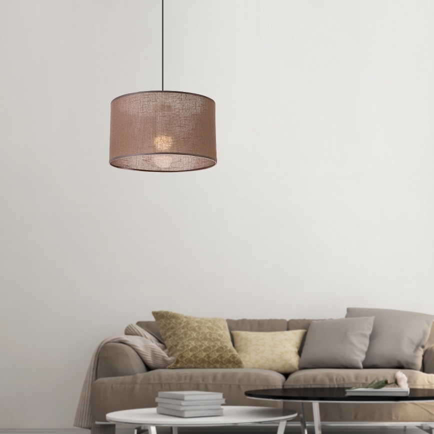 Brilagi - LED Pakabinamas sietynas ANTHONY 1xE27/60W/230V ąžuolas/ruda