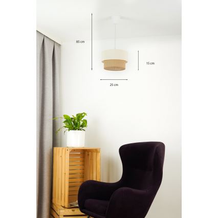 Brilagi - LED Pakabinamas sietynas BOHO STYLE 1xE27/15W/230V diametras 25 cm