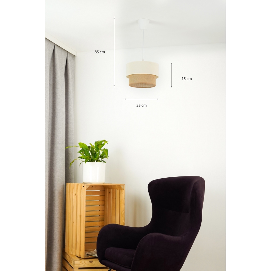 Brilagi - LED Pakabinamas sietynas BOHO STYLE 1xE27/15W/230V diametras 25 cm