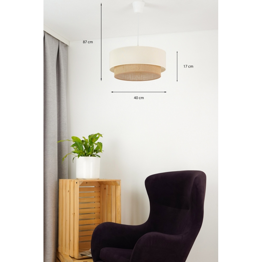 Brilagi - LED Pakabinamas sietynas BOHO STYLE 1xE27/15W/230V diametras 40 cm