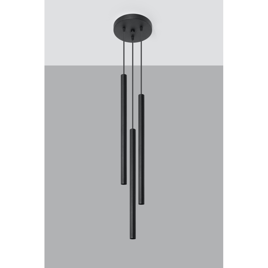 Brilagi -  LED Pakabinamas sietynas DRIFA 3xG9/4W/230V juoda